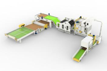 HJBR-1230*1850 Γραμμή Παραγωγής Παπλωμάτων