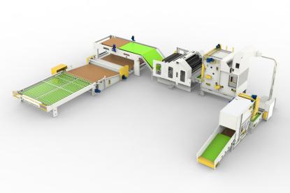 HJBR-1230*1850 Γραμμή Παραγωγής Παπλωμάτων